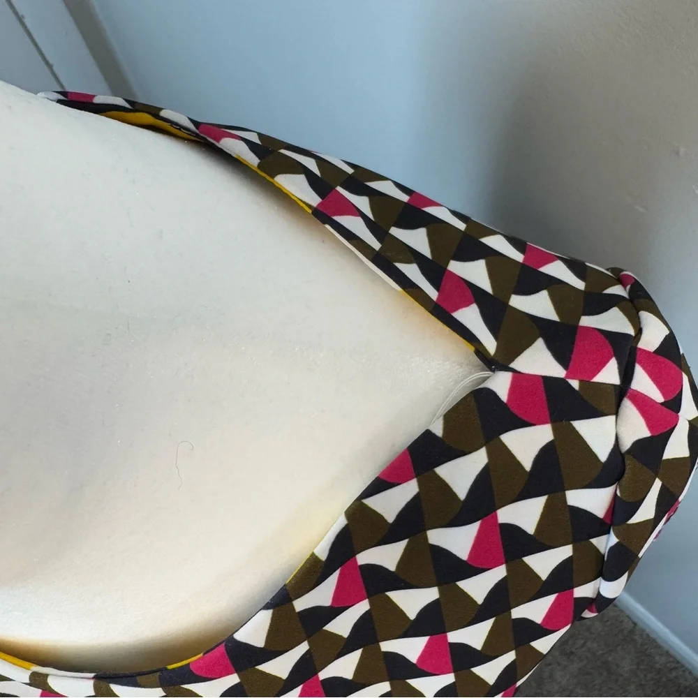 NWOT Hugo Boss Dareika Anthracite Sheath Above The Knee Dress, US 0, Multicolor - Picture 9 of 14